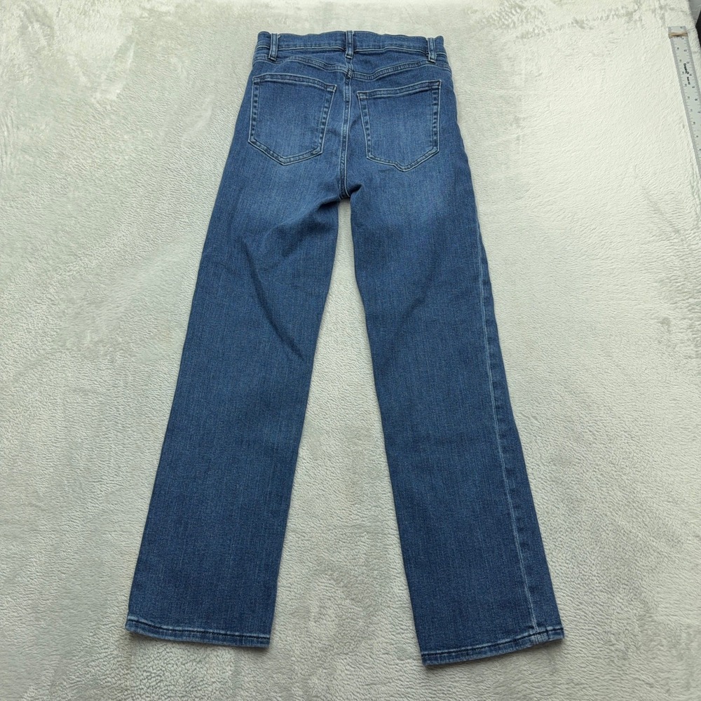 Frame Jeans Womens 26 Blue Le Sleek Straight High Rise Stretch Denim Pants